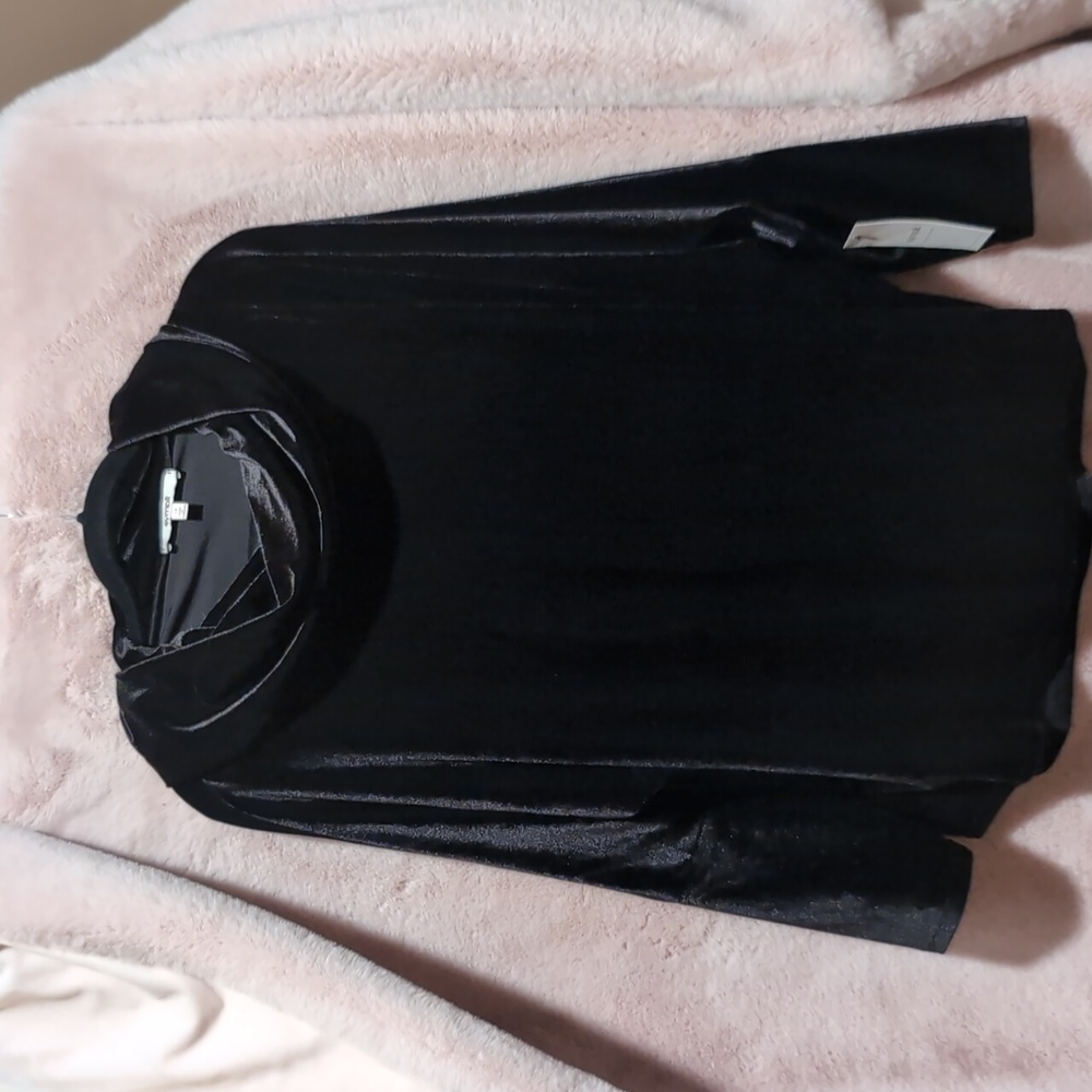 Sympli Velvet Nu Clinch Cowl neck Top 18